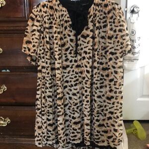 ZARA CHEETAH DRESS ROMPER